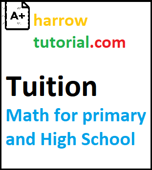 Maths Classes at Harrow Tutorial Tuition for Primary and Secondary